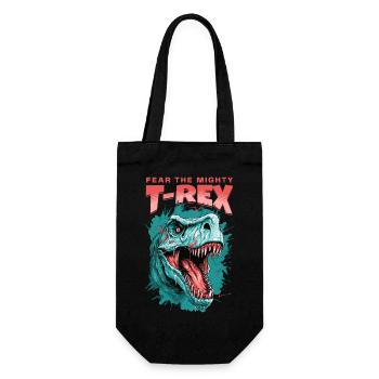 Dinosaure Dino T-Rex Tyrannosaurus Rex Vintage - Sac à bouteille - noir - Devant