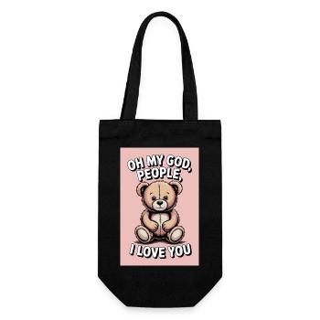 NEXUS VISTA 2050: Where Dreams Meet Reality - Gift Bag for Bottles - black - Front