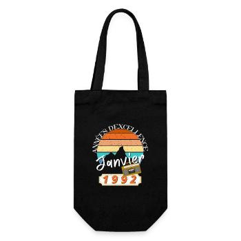 Années d'excellence Janvier 1992 vintage - Sac à bouteille - noir - Devant