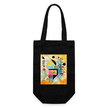 STREET ART ABSTRACTION - Sac à bouteille - noir - Devant