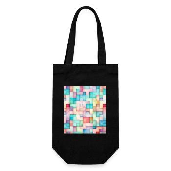 MOSAïQUE STREET ART - Sac à bouteille - noir - Devant