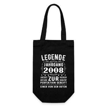 Legend - Vintage 2008 - Matured to perfection - Gift Bag for Bottles - black - Front