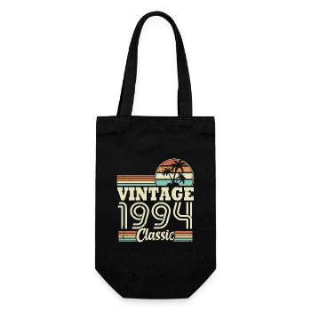 Vintage 1994 Classic, Cadeau D'anniversaire 29 Ans - Sac à bouteille - noir - Devant