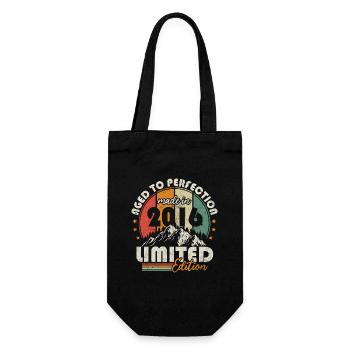 Vintage 2016 Vintage Retro Birthday Gift - Gift Bag for Bottles - black - Front