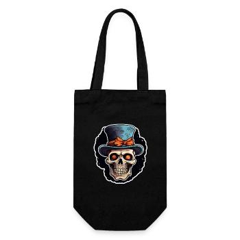 Halloween - Geschenkbeutel für Flaschen - Schwarz - Vorne