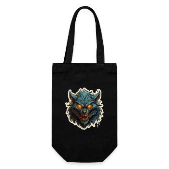 Halloween Werewolf - Gift Bag for Bottles - black - Front