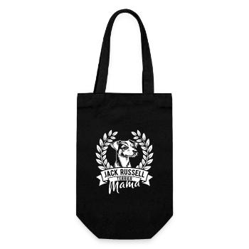 Jack Russell Terrier Mama - Hundebesitzerin - Geschenkbeutel für Flaschen - Schwarz - Vorne