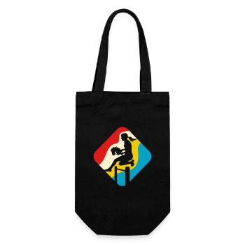 Cheval de loisir - Cheval de loisir - Équitation - Cadeau - Sac à bouteille - noir - Devant