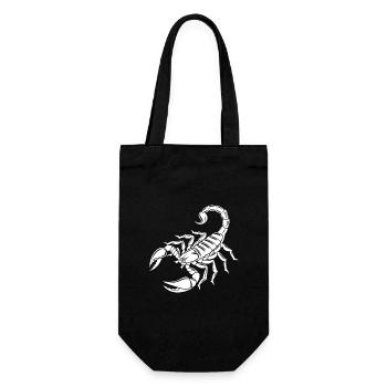 Scorpion - Dard venimeux - Conservation des espèces - Habitat - Sac à bouteille - noir - Devant