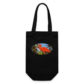 ibis 1 Red Flamingo Amazonia - Gift Bag for Bottles - black - Front