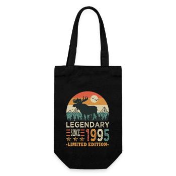 1995 legendary anniversaire Né en 1995 - Sac à bouteille - noir - Devant