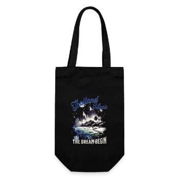 Thailand Magic Let The Dream Begin - Gift Bag for Bottles - black - Front