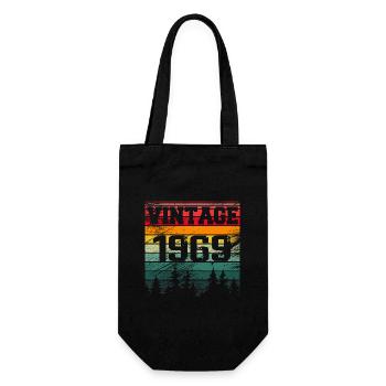 1969 Cadeau D'anniversaire Vintage 1969 Rétro - Sac à bouteille - noir - Devant