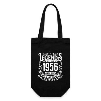 Légendaire Depuis 1956 Né en 1956 Cadeau 1956 - Sac à bouteille - noir - Devant