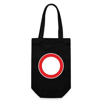 Homemade birthday shirt. Own year - Gift Bag for Bottles - black - Front