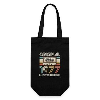 Original 1977 Limited Edition Retro - Gift Bag for Bottles - black - Front