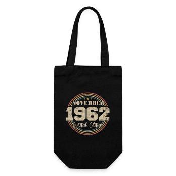 Cadeau D'anniversaire, Vintage Né En Novembre 1962 - Sac à bouteille - noir - Devant