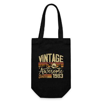 Vintage 1983 Rétro Cadeau D’anniversaire 1983 - Sac à bouteille - noir - Devant