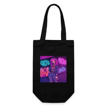 Ambiance des années 90 avec Walkman - Sac à bouteille - noir - Devant