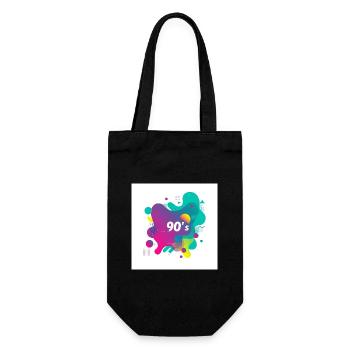 90s vibes - Gift Bag for Bottles - black - Front
