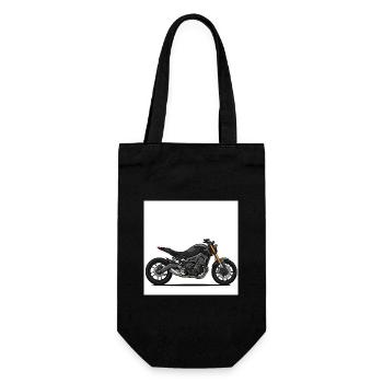 Black Morrad Design - Freedom - Gift Bag for Bottles - black - Front