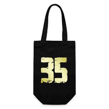 35 Nombre Vintage - Sac à bouteille - noir - Devant