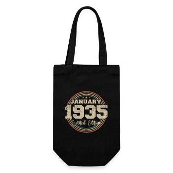 Les légendes sont nées en janvier 1935 - Sac à bouteille - noir - Devant