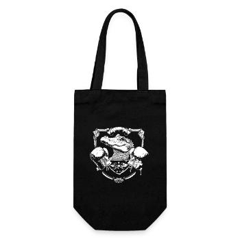 Alligator Boxer Boxing MMA - Gift Bag for Bottles - black - Front