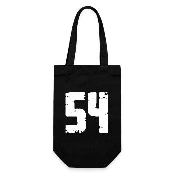 54 Number Vintage - Gift Bag for Bottles - black - Front