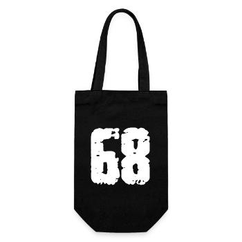 68 Nombre Vintage - Sac à bouteille - noir - Devant
