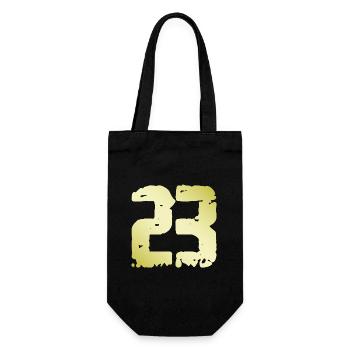 23 Number Vintage - Gift Bag for Bottles - black - Front