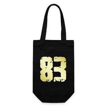 83 Nombre Vintage - Sac à bouteille - noir - Devant