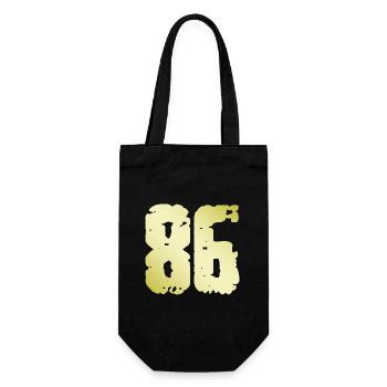 86 Nombre Vintage - Sac à bouteille - noir - Devant