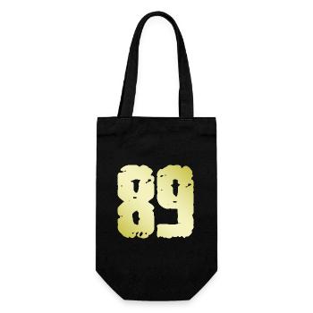 89 Number Vintage - Gift Bag for Bottles - black - Front