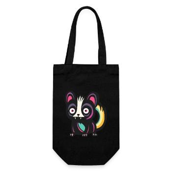 Skunk Halloween Comic Funny - Gift Bag for Bottles - black - Front