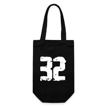 32 Number Vintage - Gift Bag for Bottles - black - Front