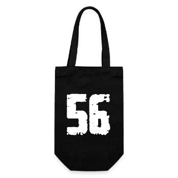 56 Number Vintage - Gift Bag for Bottles - black - Front
