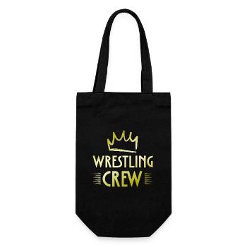 Wrestling Crew - Geschenkbeutel für Flaschen - Schwarz - Vorne