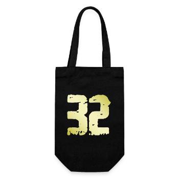 32 Number Vintage - Gift Bag for Bottles - black - Front