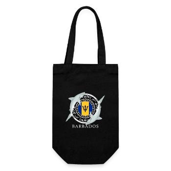 Barbados Reef Shark - Gift Bag for Bottles - black - Front