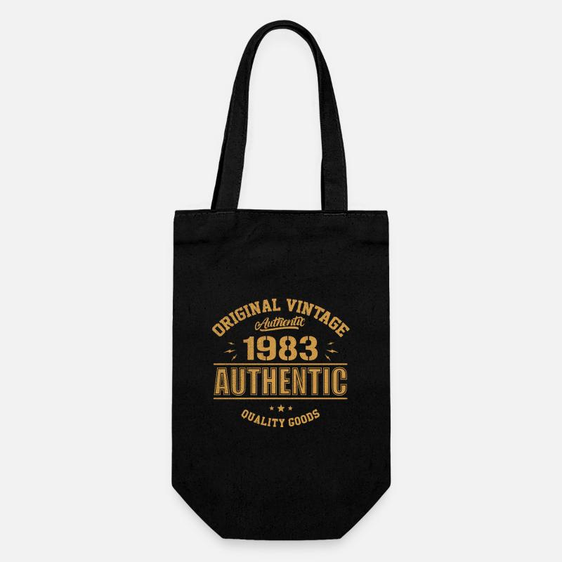 Authentisches 1983 Original 1983 Geburtstagsgeschenk - Geschenkbeutel für Flaschen - Schwarz