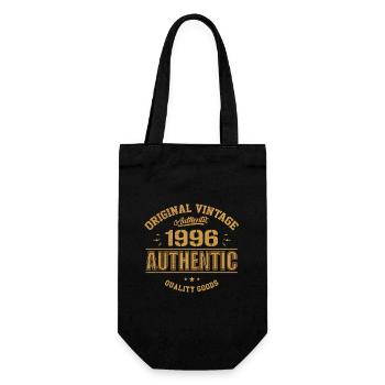 Authentic 1996 Original 1996 Birthday Gift - Gift Bag for Bottles - black - Front