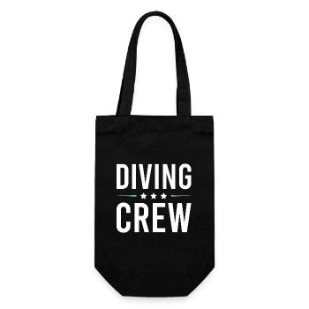 Diving Crew - Gift Bag for Bottles - black - Front