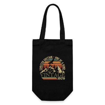1970 Vintage Cadeau Anniversaire 1970 Retro 1970 - Sac à bouteille - noir - Devant