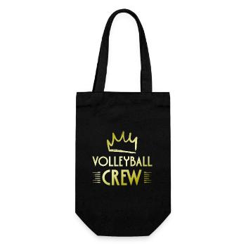 Équipe de volley-ball - Sac à bouteille - noir - Devant