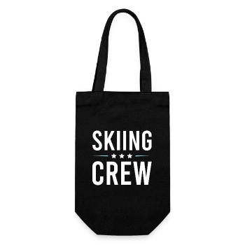 Équipe de ski - Sac à bouteille - noir - Devant