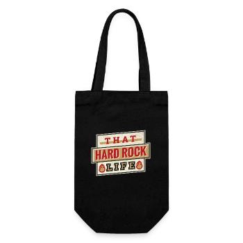 Hard Rock Life - Gift Idea - Gift Bag for Bottles - black - Front