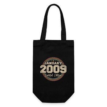 Les légendes sont nées en janvier 2009 - Sac à bouteille - noir - Devant