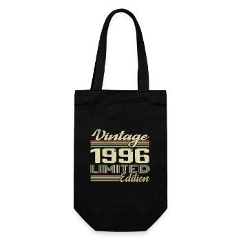 Anniversaire 28 Ans Millésime 1996 Cadeau 1996 - Sac à bouteille - noir - Devant
