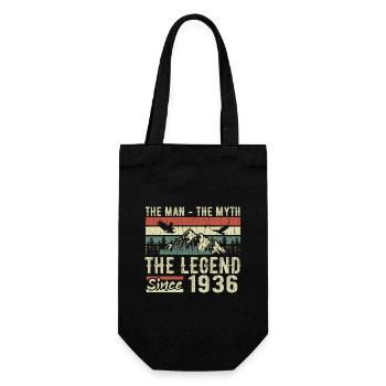 Retro 1936 Vintage - Cadeau D’anniversaire 1936 - Sac à bouteille - noir - Devant